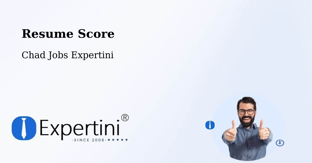 Resume Score & Job Description Match Tool – Laï - Chad Jobs Expertini